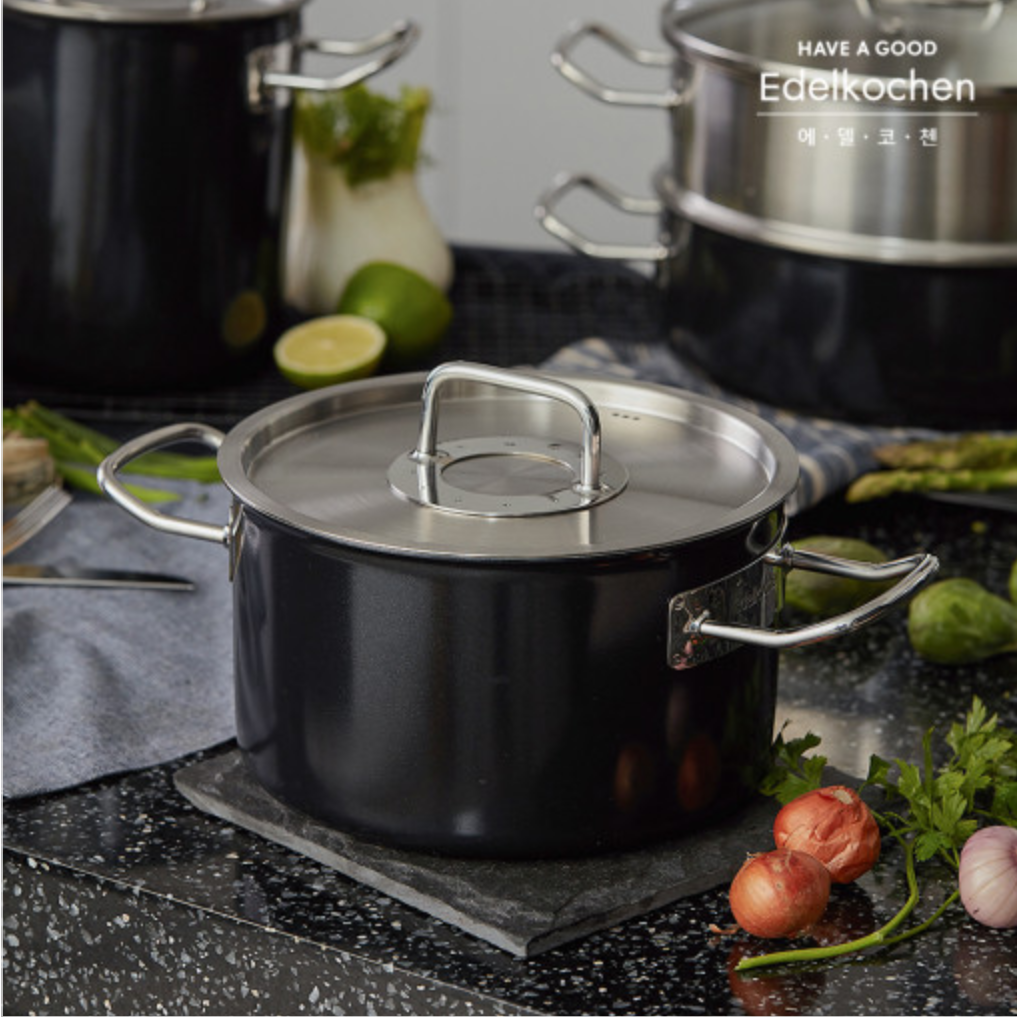 Serie Nồi Solid size vừa 20cm và size to 24cm dùng được tất cả loại bếp