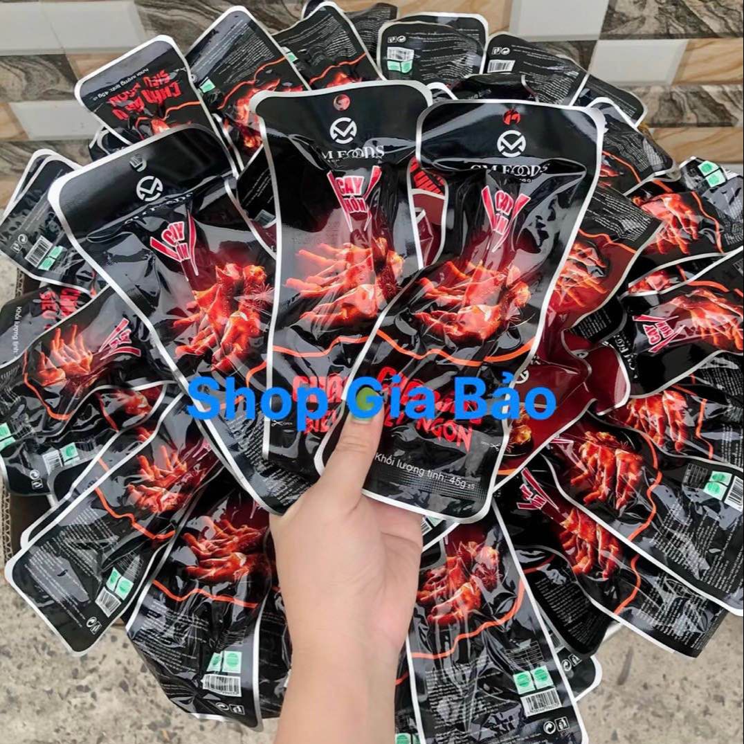 Combo 40 chân gà ủ vị của việt nam cmfoods siêu to siêu ngon 45g