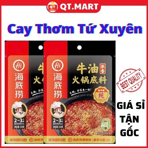  CỐT LẨU HAIDILAO BÒ CAY THƠM TỨ XUYÊN 