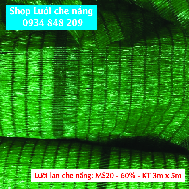 Lưới Che Nắng 3mx10m - độ phủ 50%