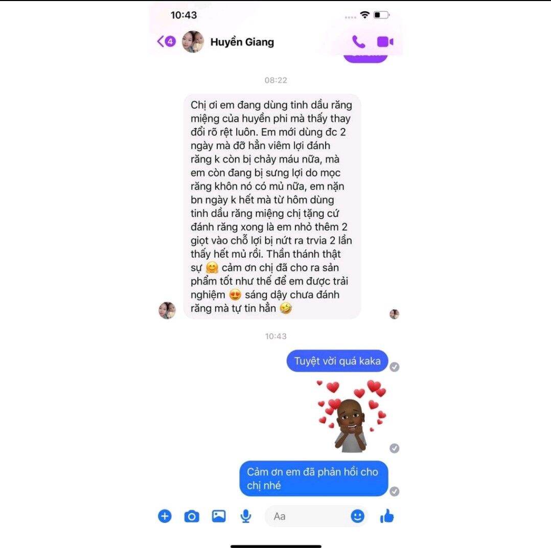 Tinh dầu răng miệng khử mùi hôi miệng Inod