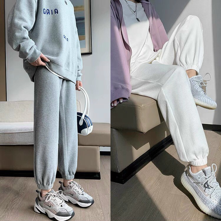 XẢ KHO LẺ SIZE - Quần Jogger Nữ Chất Nỉ Tổ Ong dày ấm cực hot