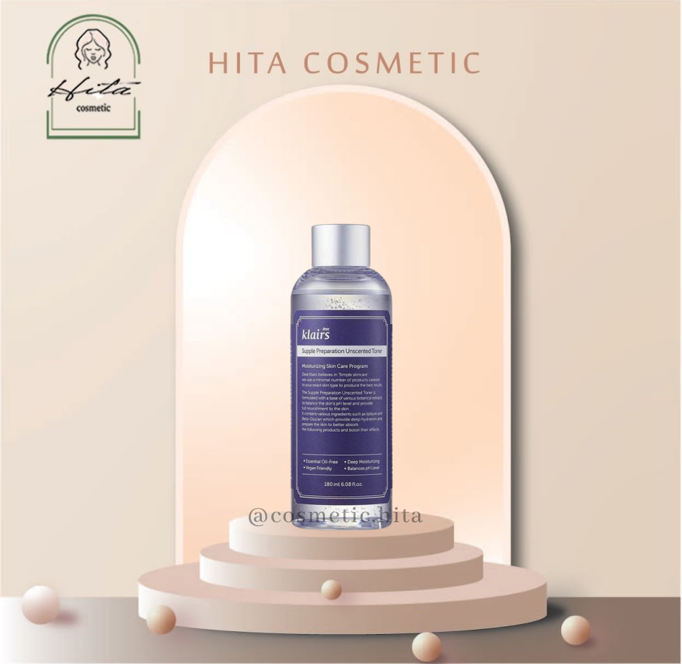 Nước hoa hồng không mùi Klairs Supple Preparation Unscented Toner 180ml