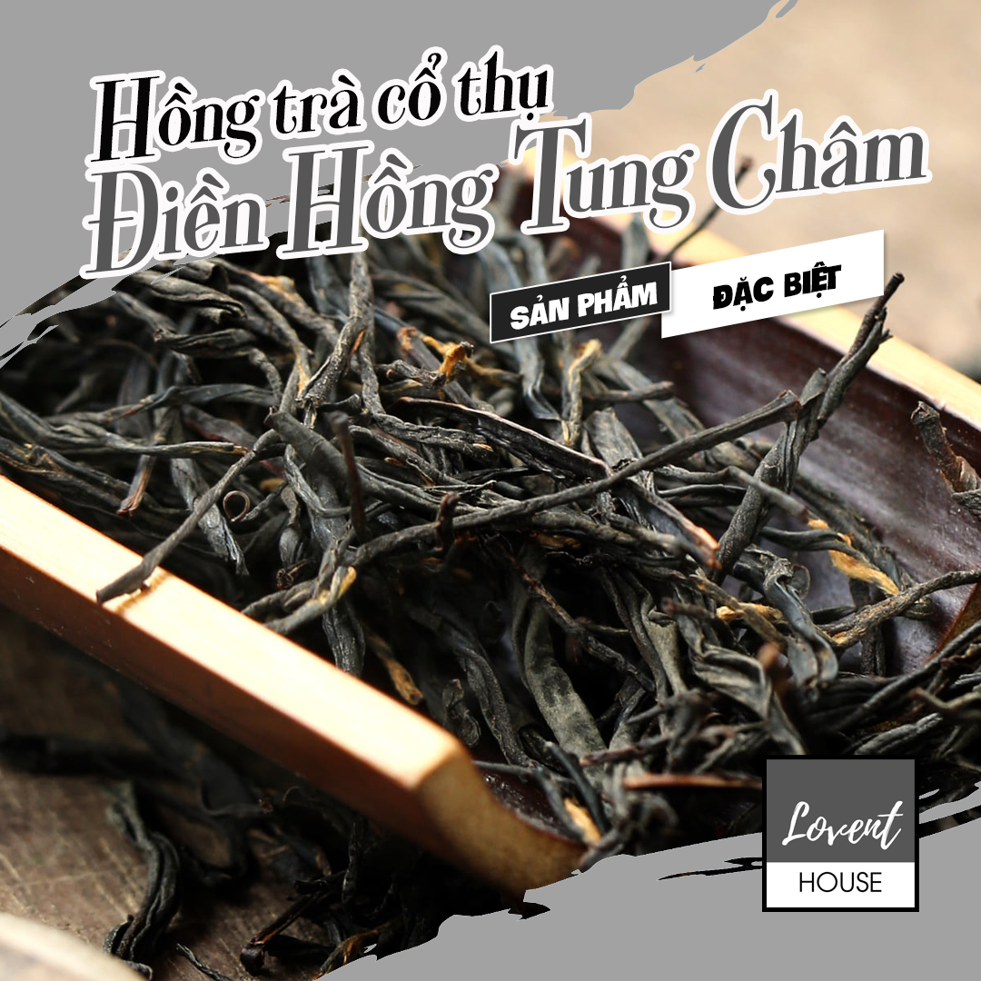 [HCM][Giá hủy diệt] [Ảnh thật] Hồng Trà Cổ Thụ - Điền Hồng Tùng Châm - Trà Đen Cao Cấp 100gr [Lovent House]