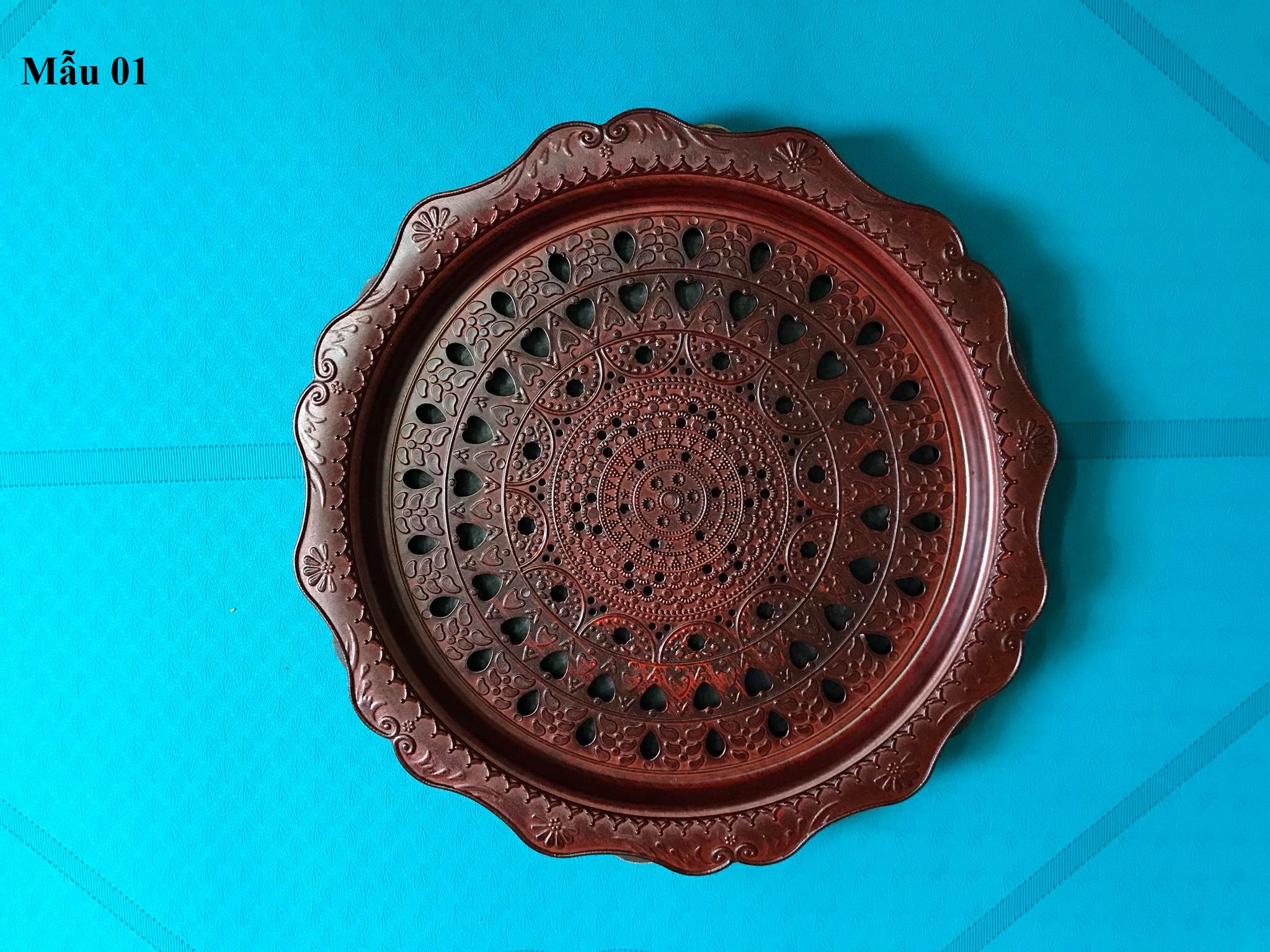 [Lấy mã giảm thêm 30%] Khay Trà Nhựa Giả Gỗ Cao Cấp