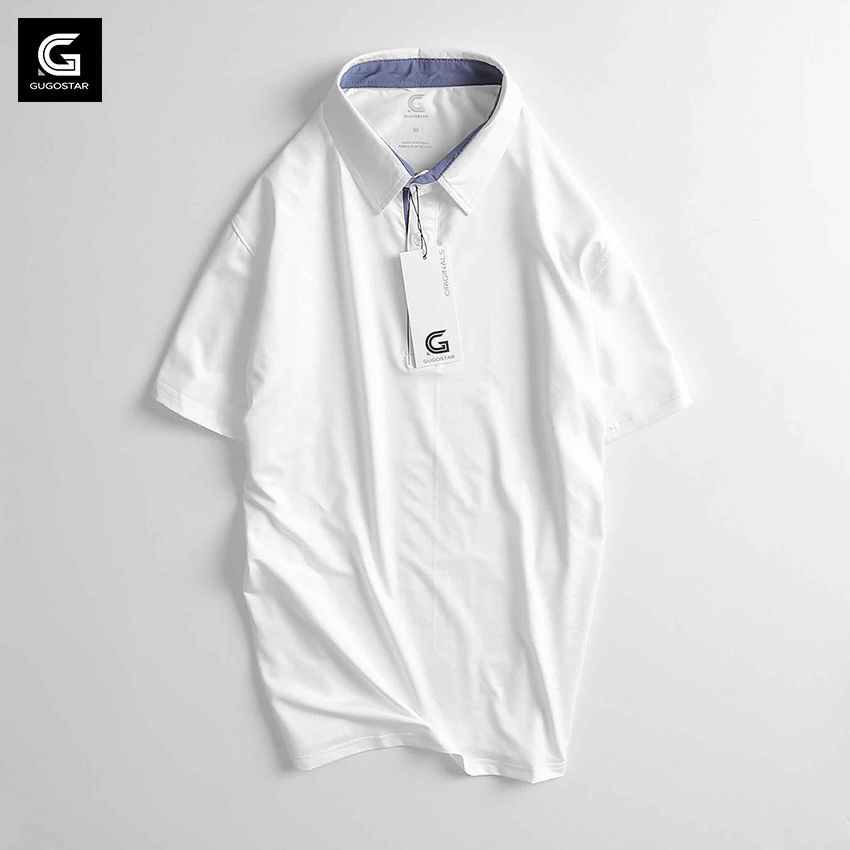 [HCM]Áo Thun Nam Có Cổ Thể Thao G375 Thun Lạnh Poly Co Giãn 4 Chiều - GUGOSTAR - 8