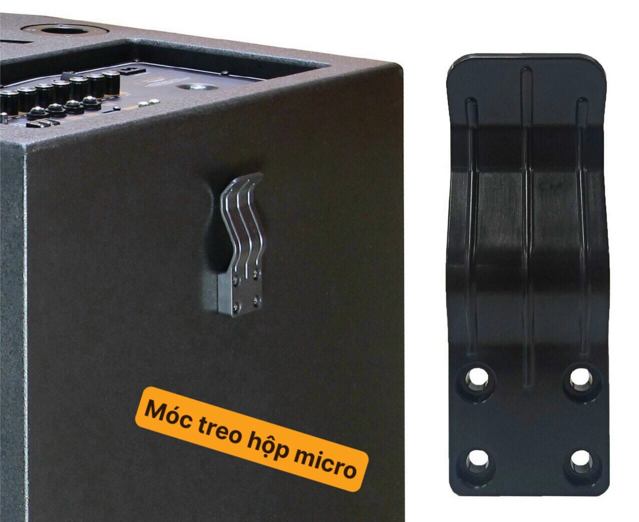 Móc treo hộp đựng micro loa kéo