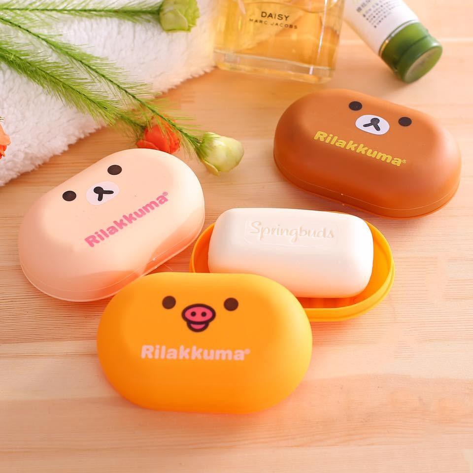 Hộp Đựng Xà Phòng Cục Hình Gấu Dễ Thương