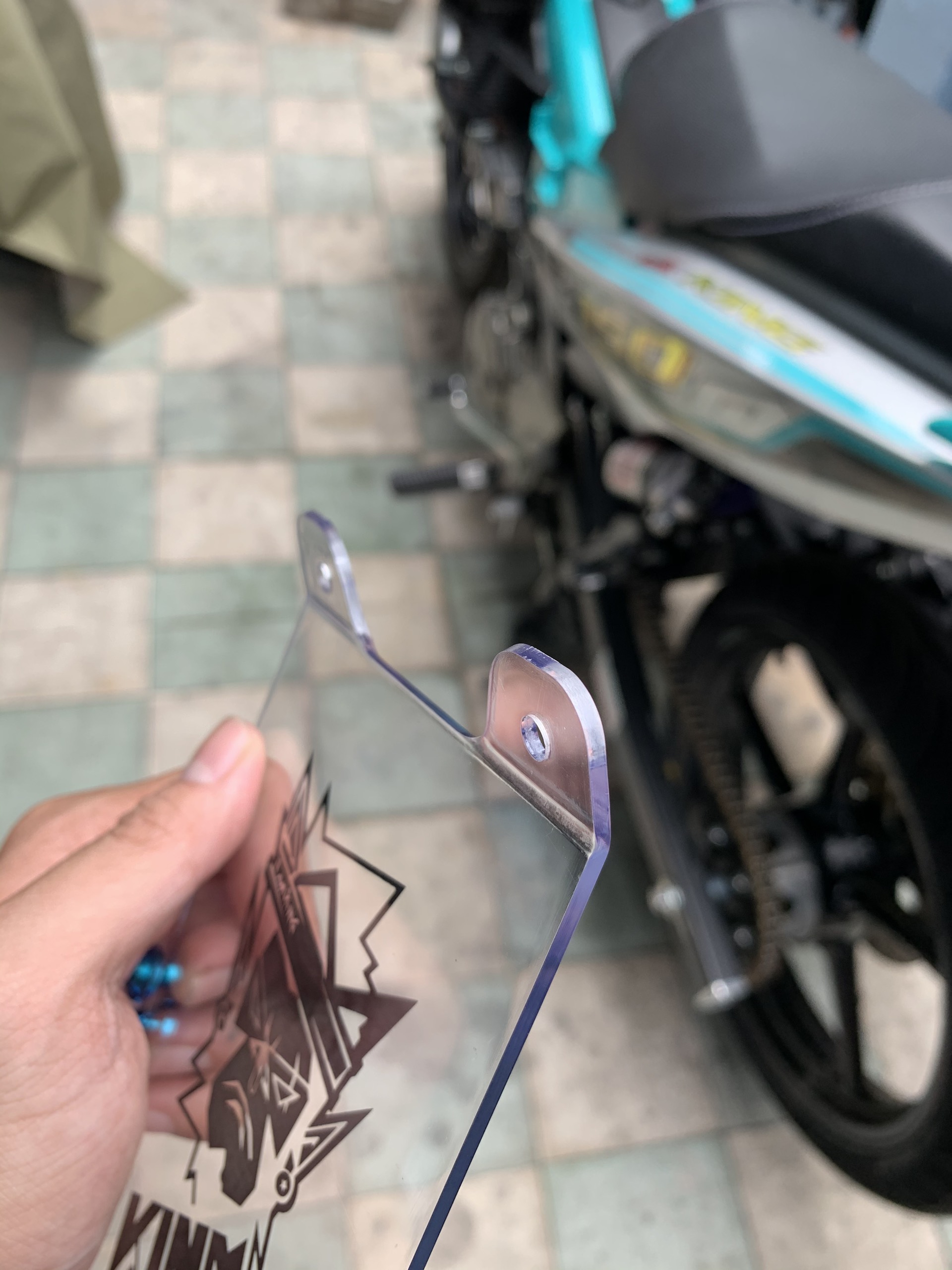 [HCM]Mica che phuộc KINGDRAG + 2 ốc titan
