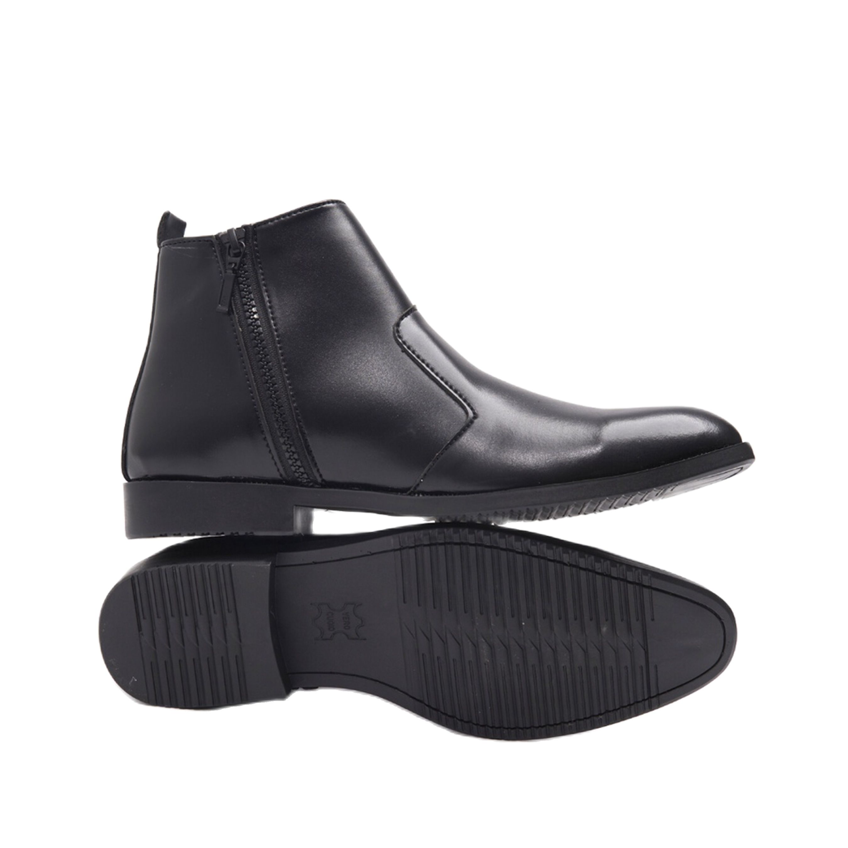 Giày Chelsea boot cổ khóa da nhám ver 2.0-CB521LQ-Nhám