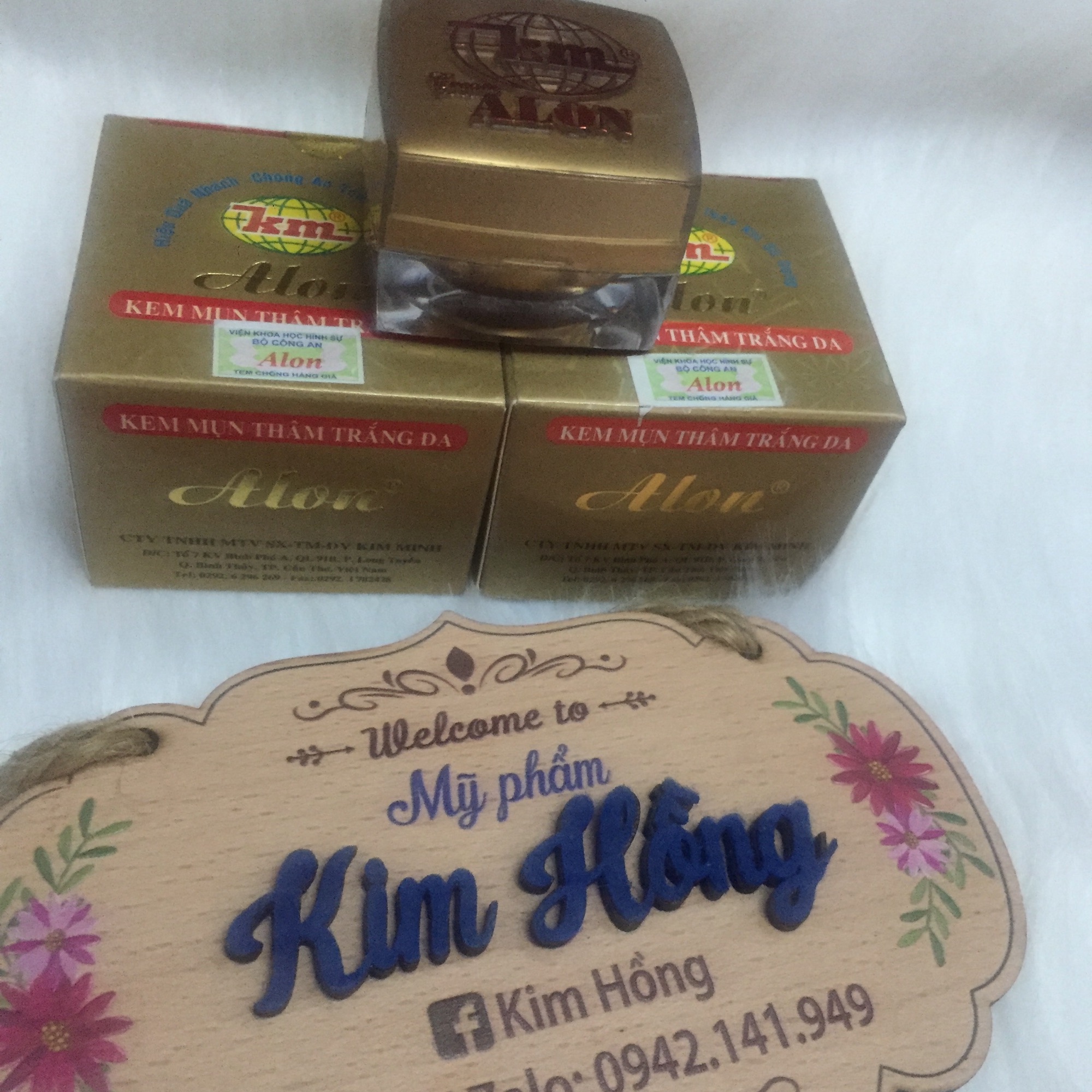 Alon kem mụn thâm trắng da 6g cty kim minh