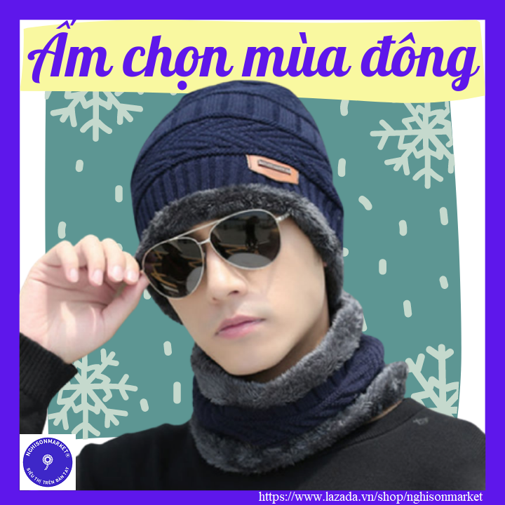 Bộ Mũ len nam cao cấp