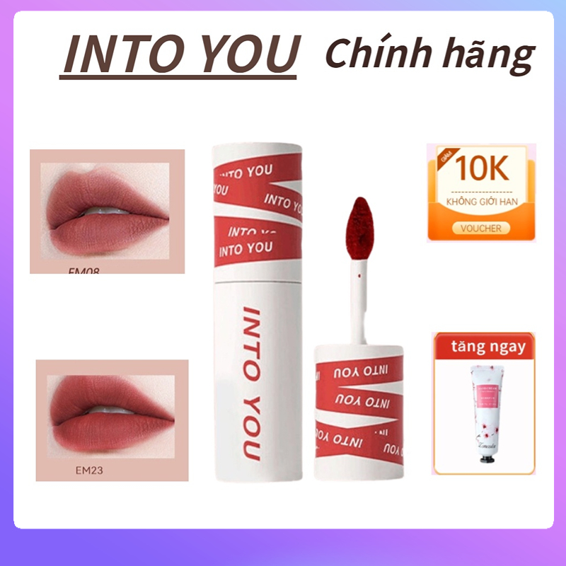 Son lì son into you son lì không trôi chính hãng son nội địa trung lâu trôi mềm mịn như nhung into you em08 em23 em01 em10 em06 mềm mịn