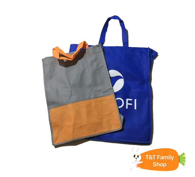 Túi Vải không dệt đa năng, túi Vải không dệt 2 quai xách thân thiện, vải không dệt tái sử dụng