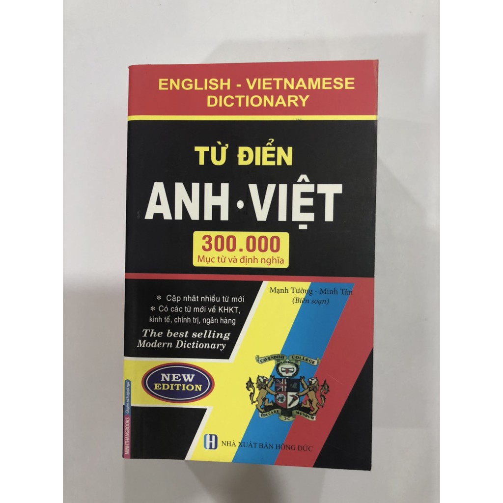 Sách từ điển anh việt 300000 mục từ và định nghĩa