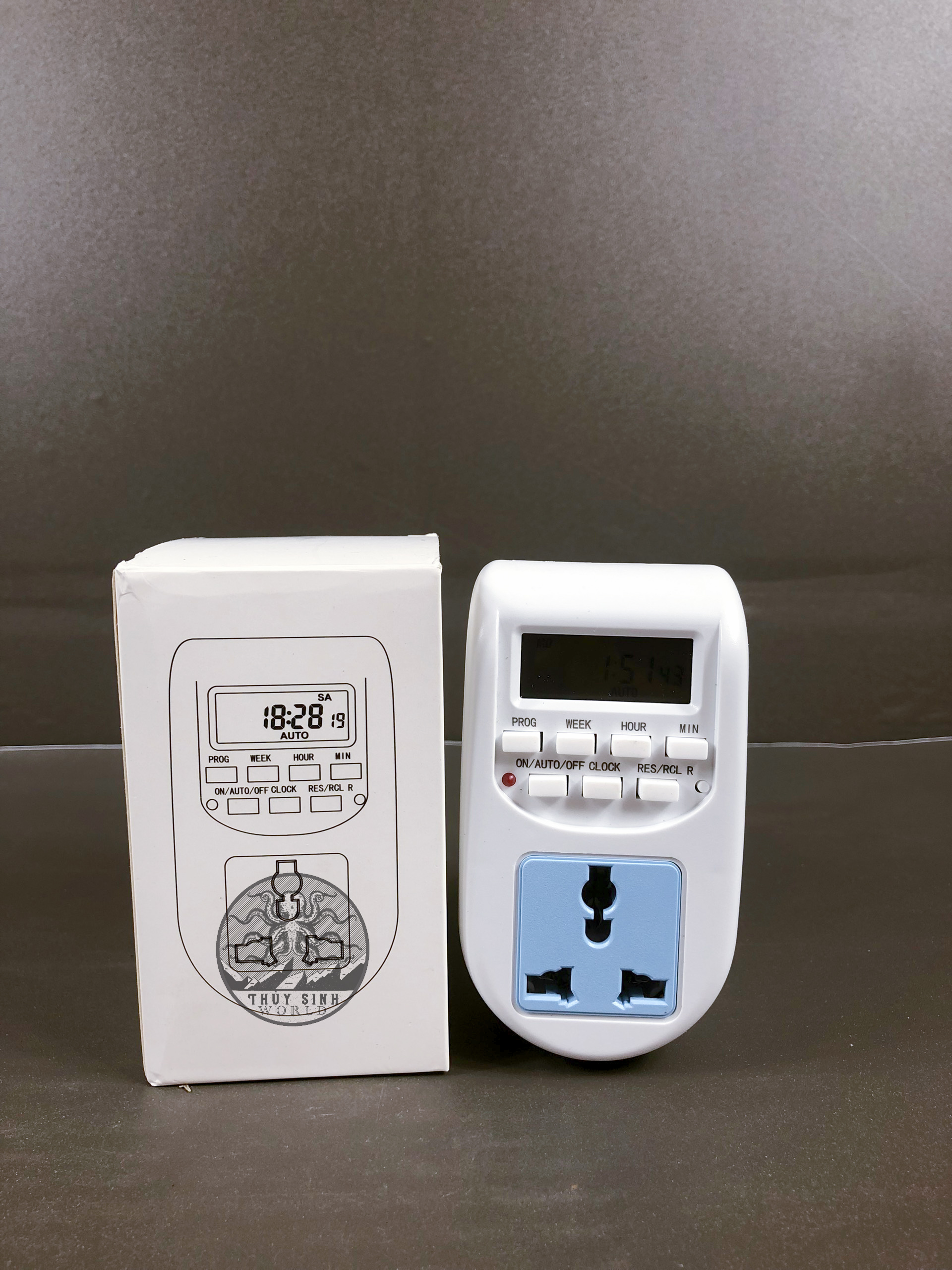 Ổ cắm hẹn giờ điện tử timer al-06 220v, công tắc hẹn giờ, timer hẹn giờ tự động chuyên dùng thủy canh, hồ cá