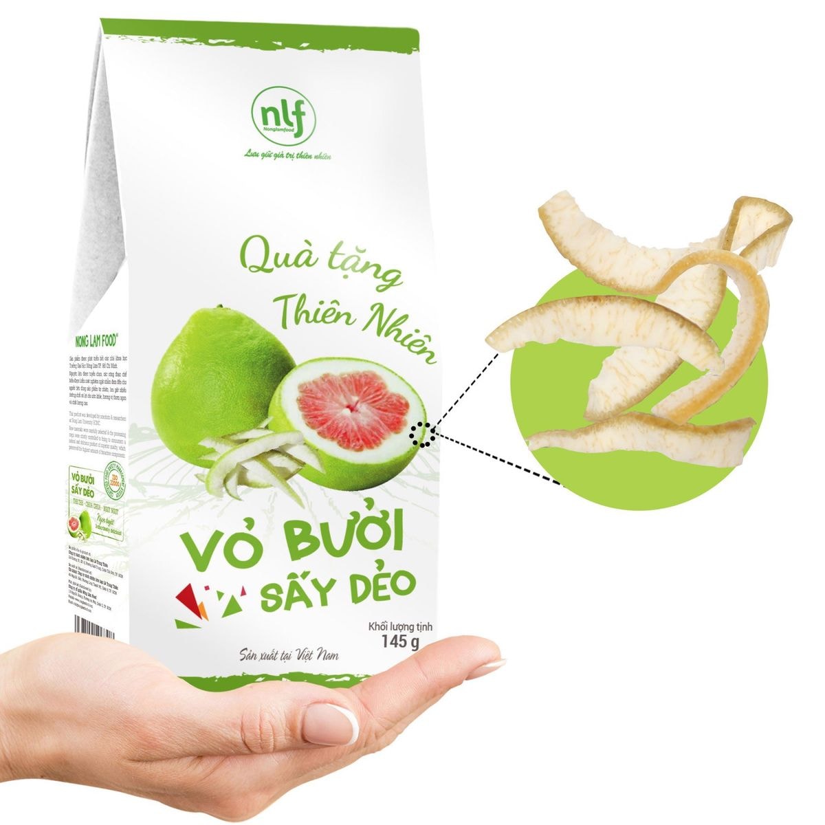 Vỏ bưởi sấy dẻo