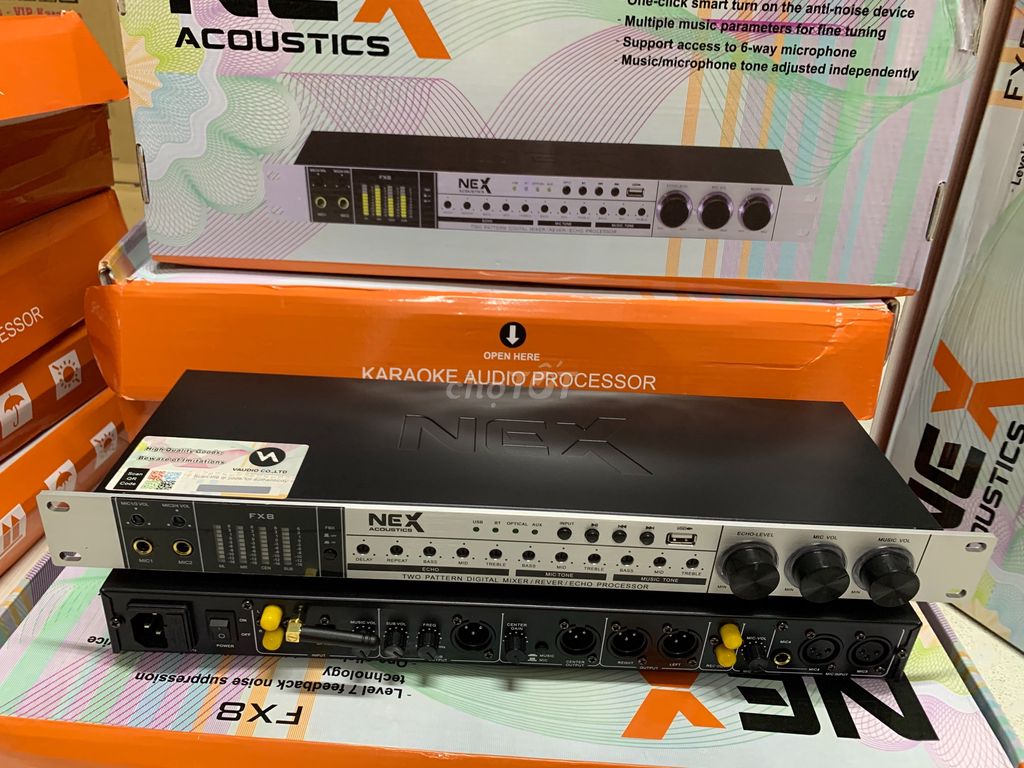 [HCM]Vang Cơ NEX FX8 Có Thiết Kế Đẹp Mắt Được Trang Bị Hệ Thống Nút Điều Chỉnh Chuyên Nghiệp Hộ Trợ Amply Trong Quá Trình Xử Lý Âm Thanh Cho Âm Thanh Hoàn Hảo Và Tinh Tế Hơn Chống Hú Tốt Có Bluetooh Cổng Quang USB.
