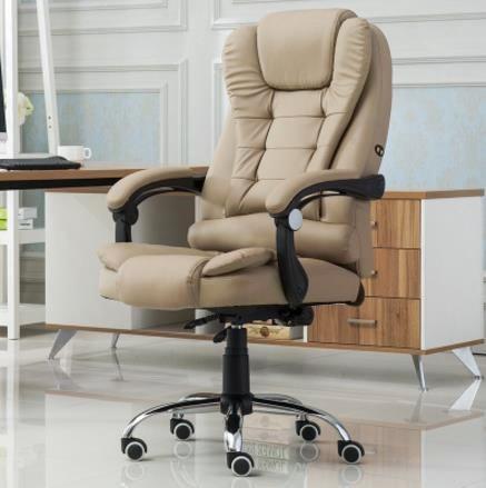 Ghế Văn Phòng Có Massage Lưng Kèm Để Chân Cao Cấp - Ghế Da Giám Đốc Có Matxa Thư Giãn