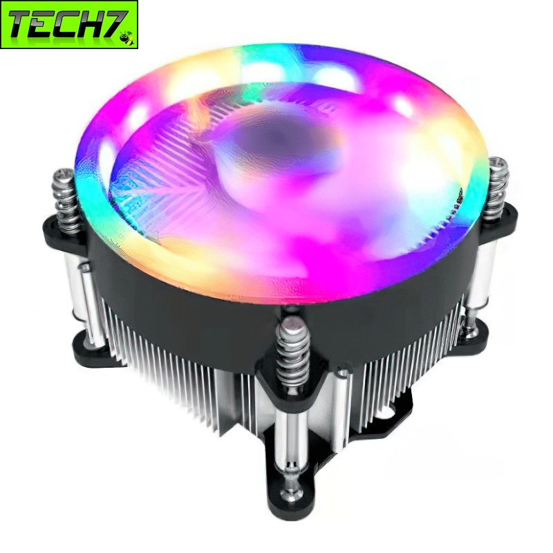 Quạt tản nhiệt CPU Led rainbow 115X for Intell lõi đồng nguyên chất cho máy tính Giá 225,000 Đồng*Miễn phí vận chuyển