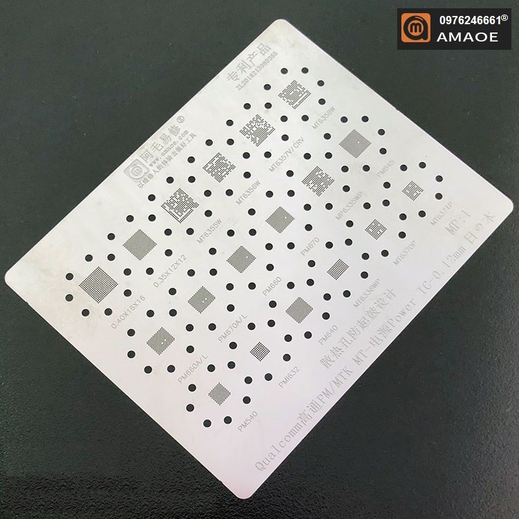 Vỉ làm chân ic nguồn mp1