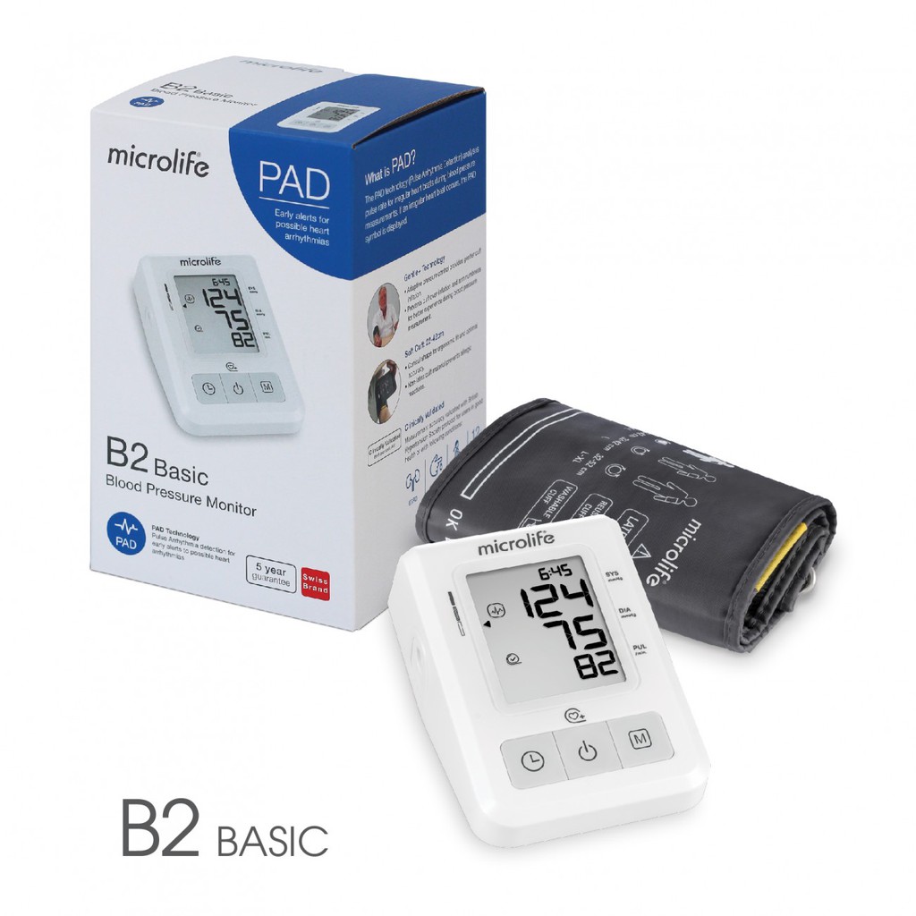 Máy đo huyết áp điện tử microlife b2 basic