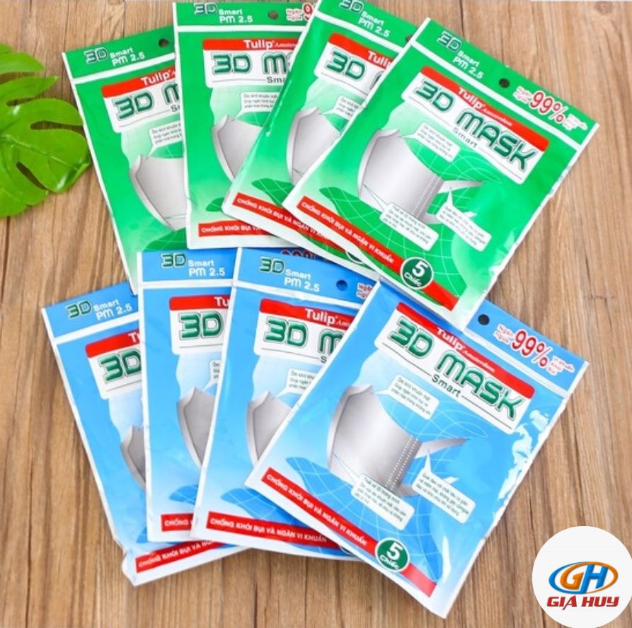 Khẩu trang 3D Mask công nghệ Nhật Bản túi 5 chiếc
