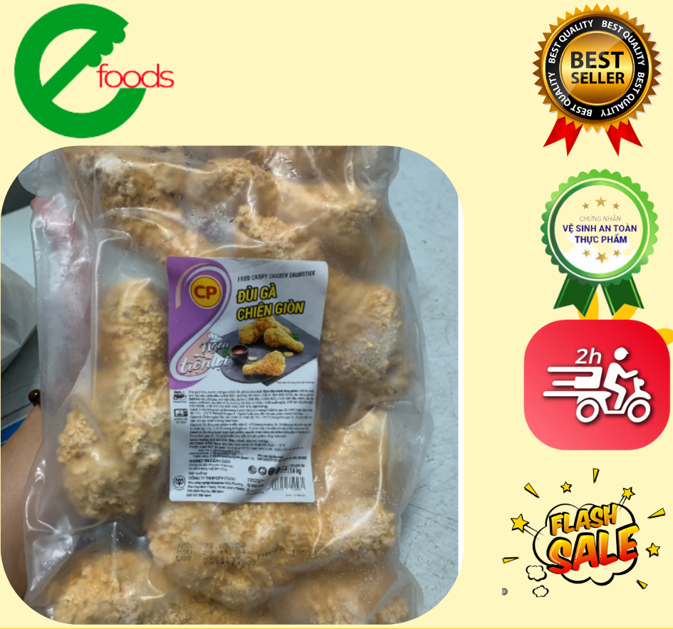 Đùi gà chiên cp 500g- chia từ túi 1kg