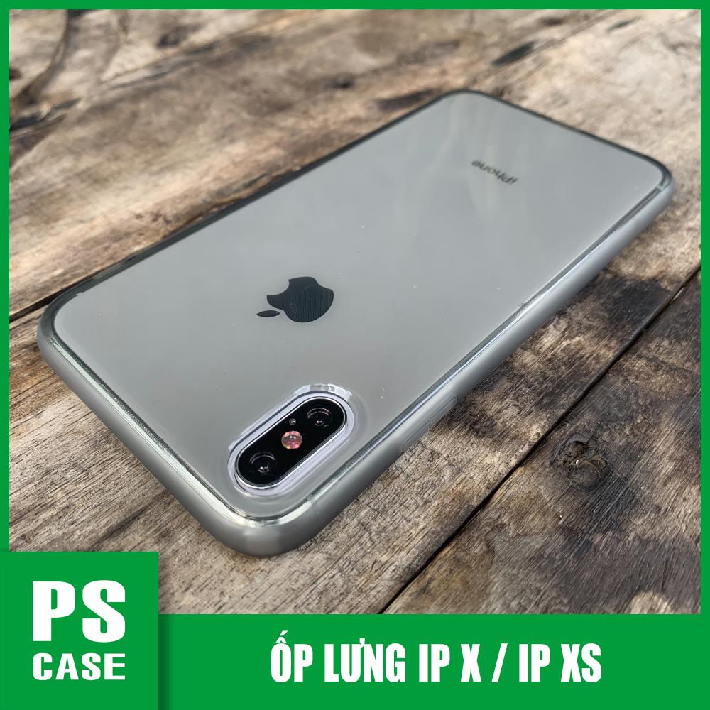Ốp lưng dẻo đen mờ chống sốc cao cấp dành cho iPhone X/ iPhone XS - PS Case phân phối