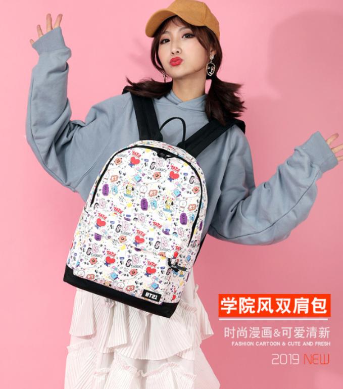 Balo BT21 - balo thời trang dành cho fan BTS siêu xinh