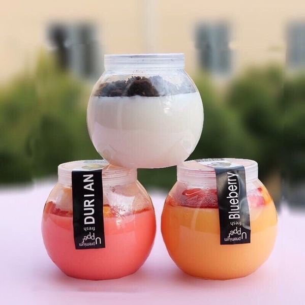 Combo 5 Hũ thủy tinh tròn nắp nhựa làm sữa chua 100ml
