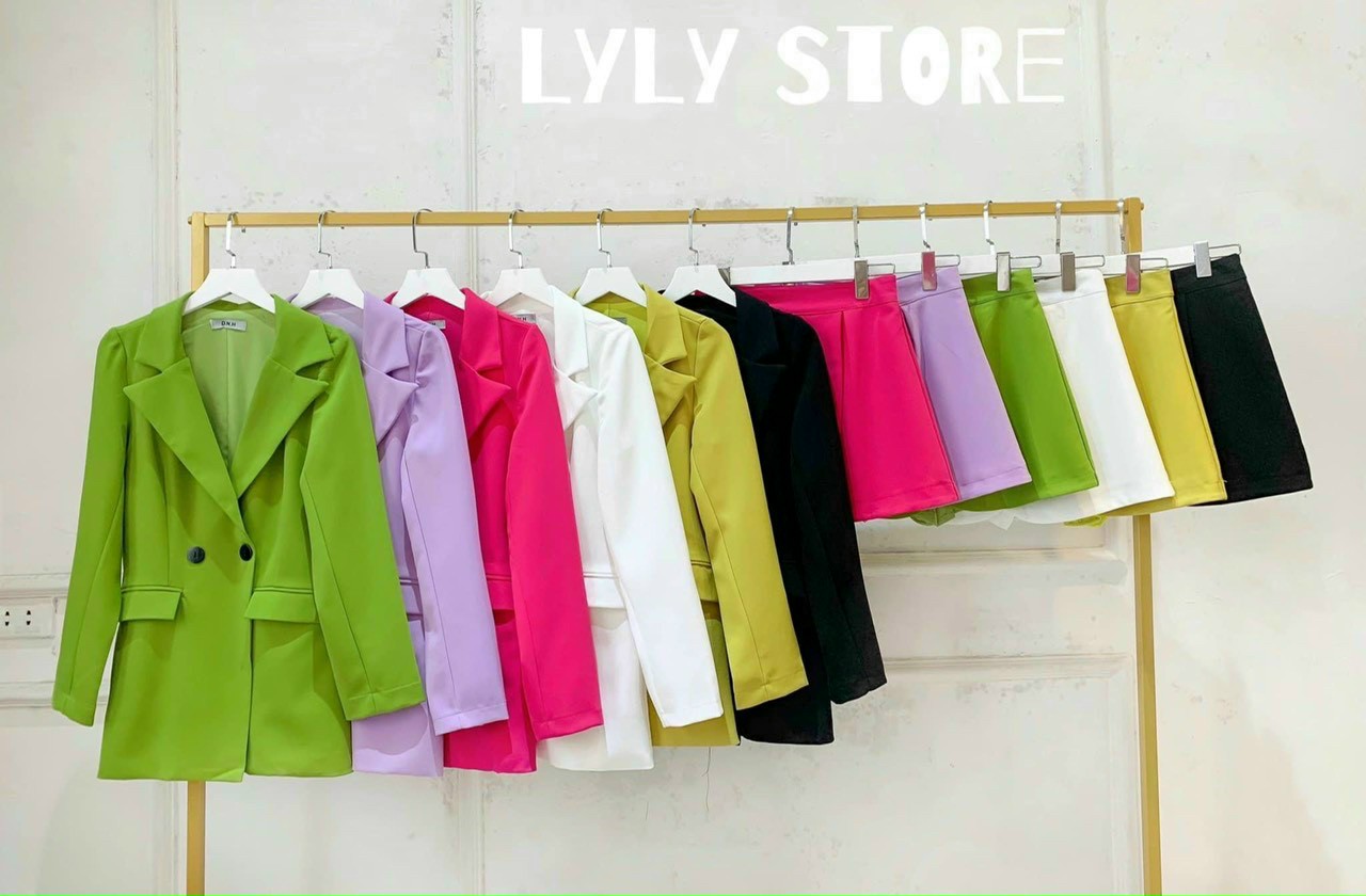 Áo blazer áo vest nữ.sét bộ 2 món áo vest và quần đùi xinh xắn
