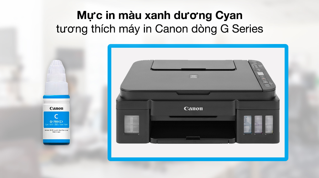 Hộp mực in phun màu Ca90 Xanh dương tnc