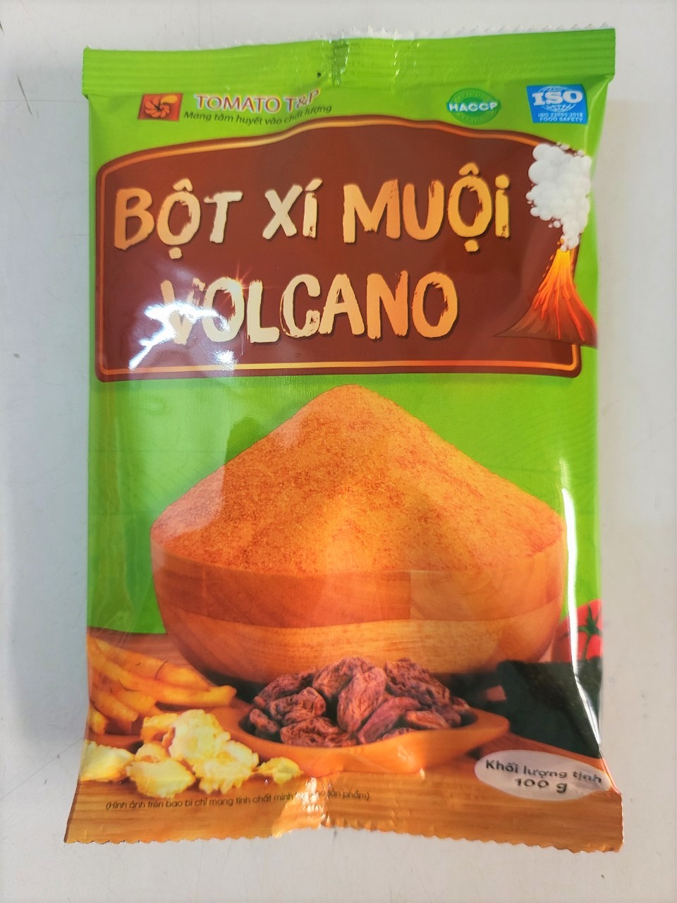 Bột xí muội lắc khoai, làm nước sốt volcano tomato t&p salted apricot seasoning powder