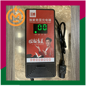 Cục sạc xe đạp điện, xe điện 48V-12Ah có đèn báo % dung lượng