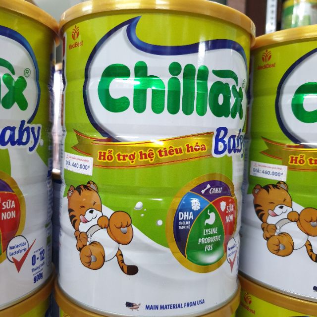 Sữa chillax baby 900g (0-12thang)