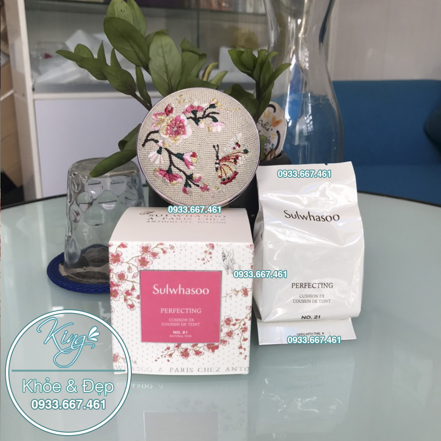 Phấn nước sulwhasoo perfecting cushion ex date 20/1/2023