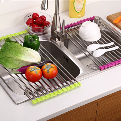 Giá để ráo nước cho bồn rửa chén bằng thép không gỉ