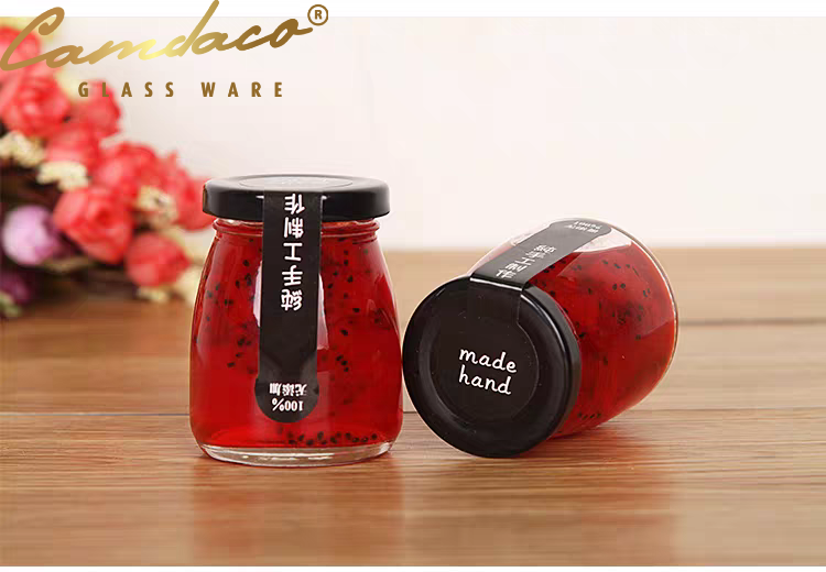 10 hũ thủy tinh làm sữa chua pudding 100ml nắp vặn camdaglassco