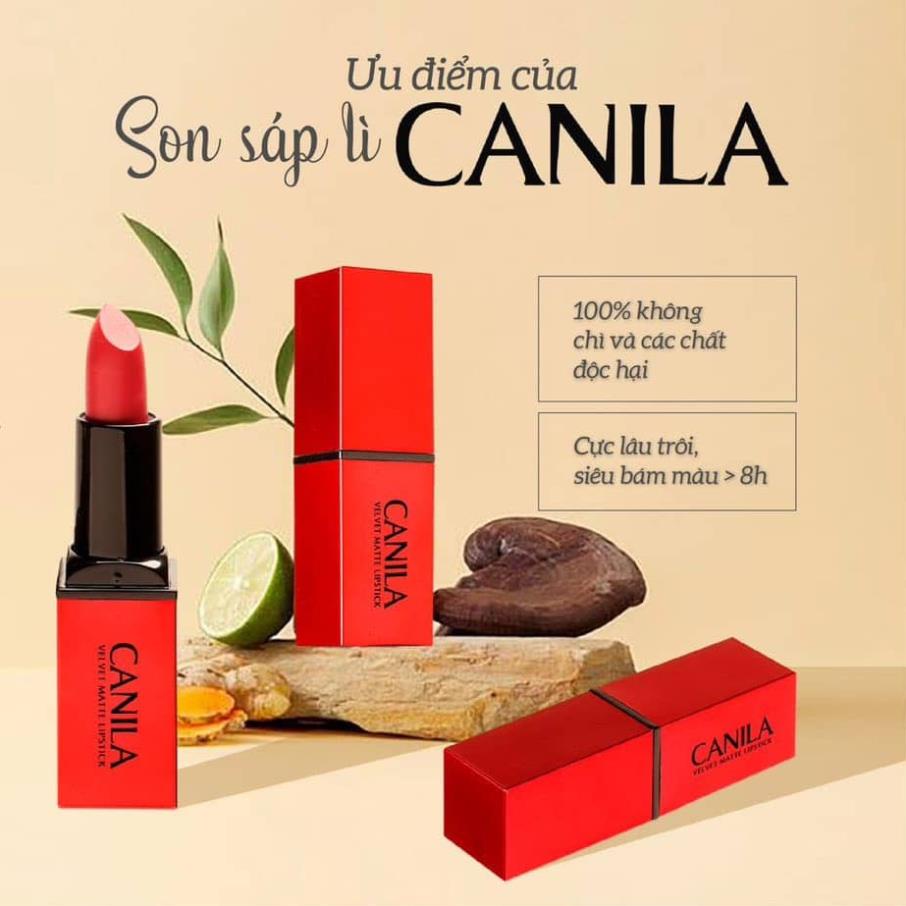 Son sáp lì chính hãng canila