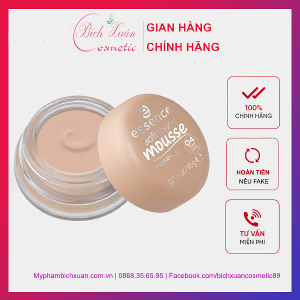 Phấn Tươi Trang Điểm Siêu Mịn, Che Khuyết Điểm Mousse Đức Tông Màu 04