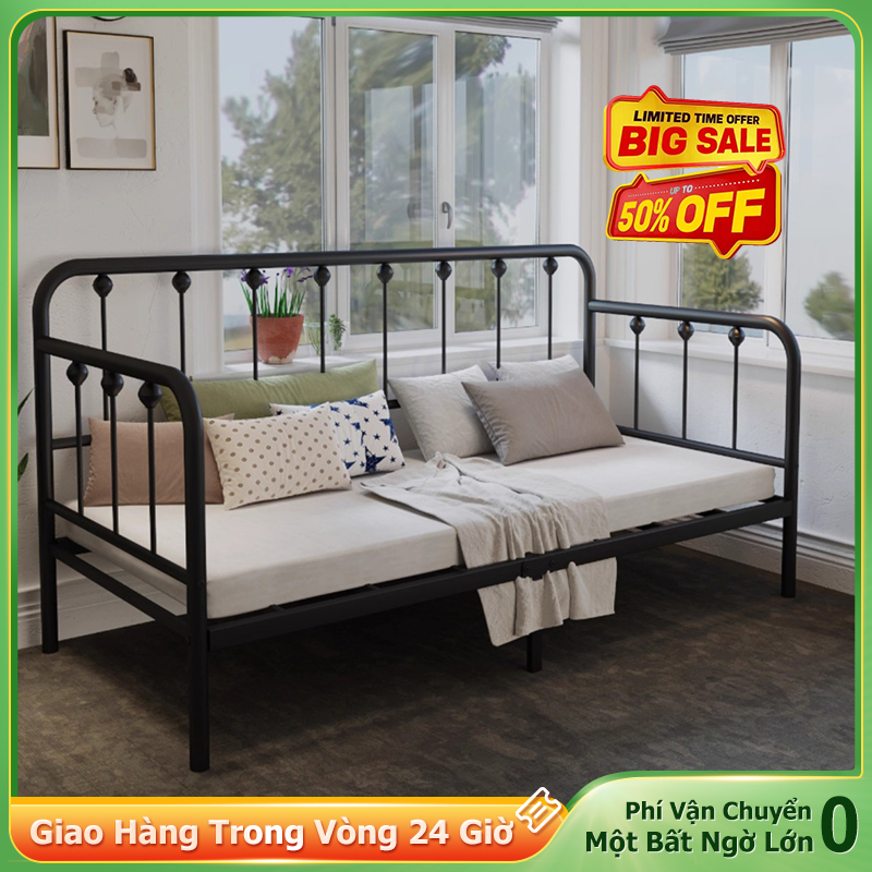 NES Ghế sofa sắt, có thể ngồi hoặc nằm, thích hợp cho phòng ngủ, phòng khách, trung tâm mua sắm và công viên giảm giá 50%