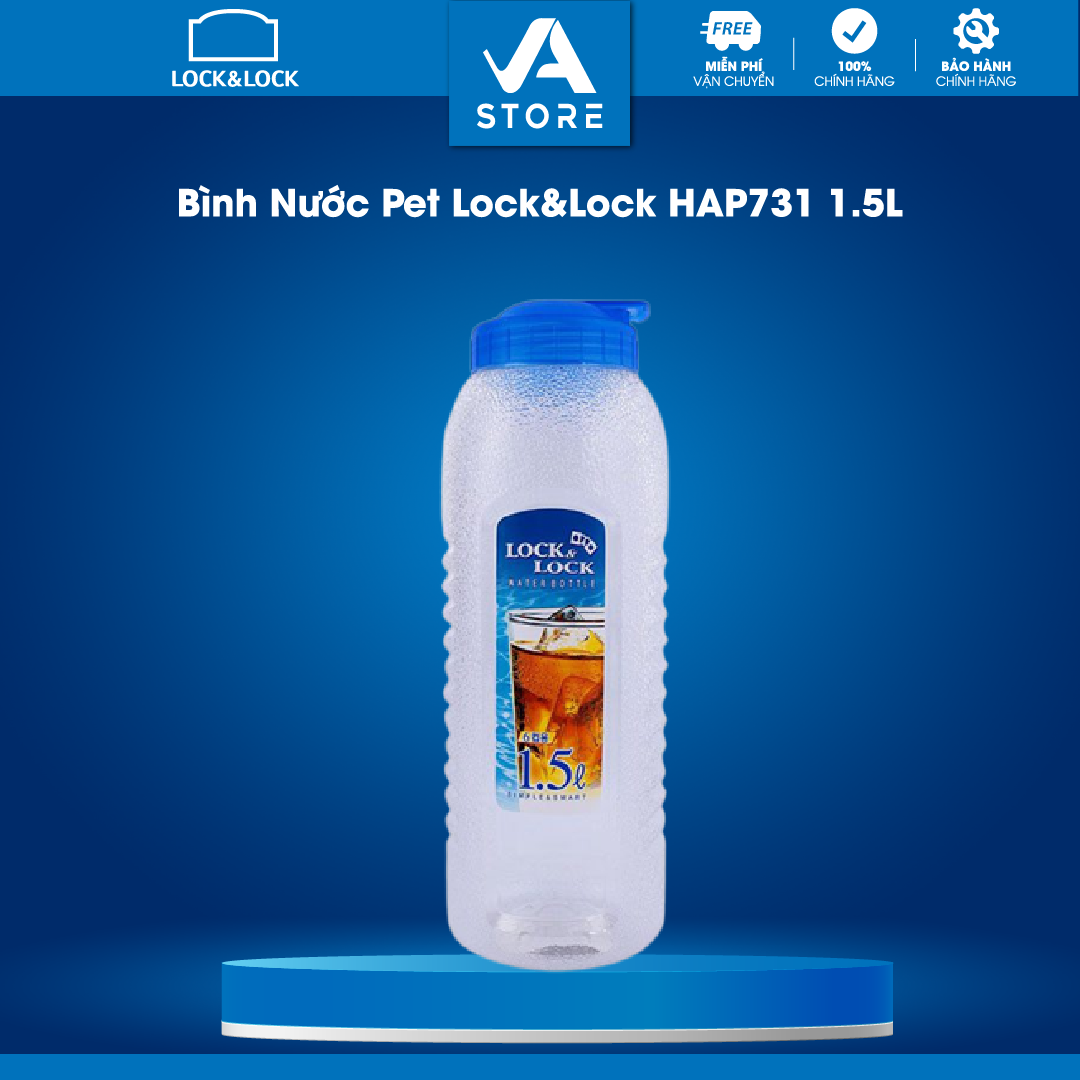 Bình nước pet lock&lock hap731 1.5l
