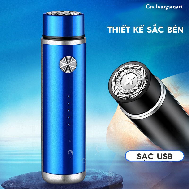 Máy cạo râu Mini Cát Á Lưỡi cạo 3D không dây sạc USB siêu tiện Máy cạo râu Mini Cát Á Lưỡi cạo 3D không dây sạc USB siêu tiện