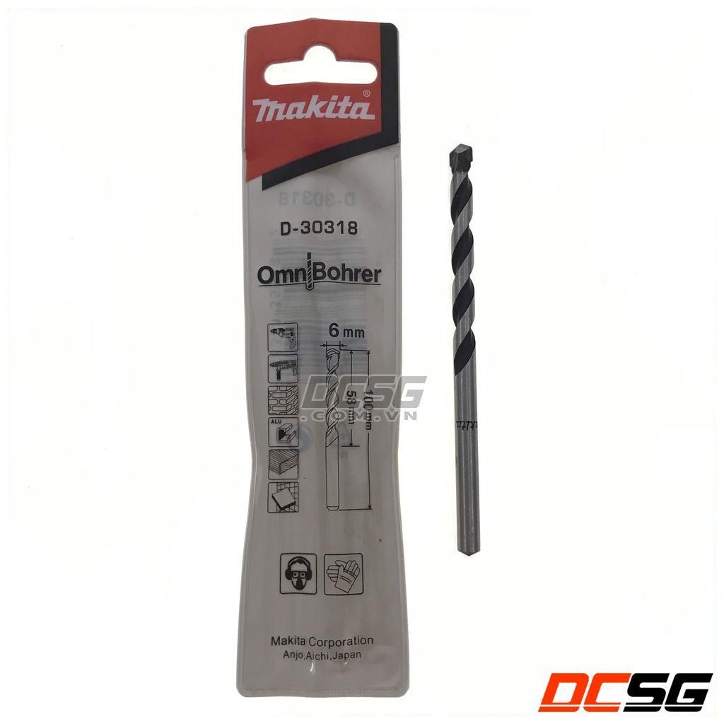 Mũi khoan đa năng đuôi tròn 6.0mm makita d-30318