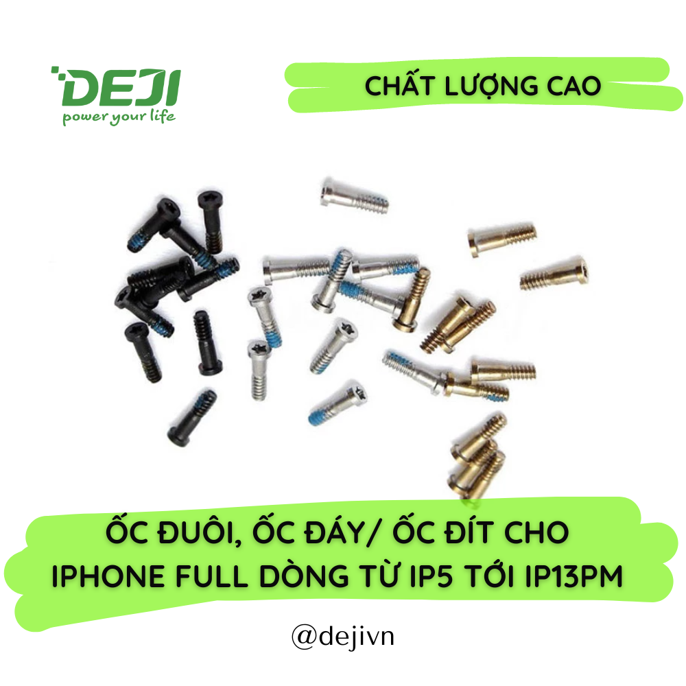 Ốc đuôi, ốc đáy, ốc đít cho ip cao cấp full dòng từ ip 5 tới ip 13 pro max