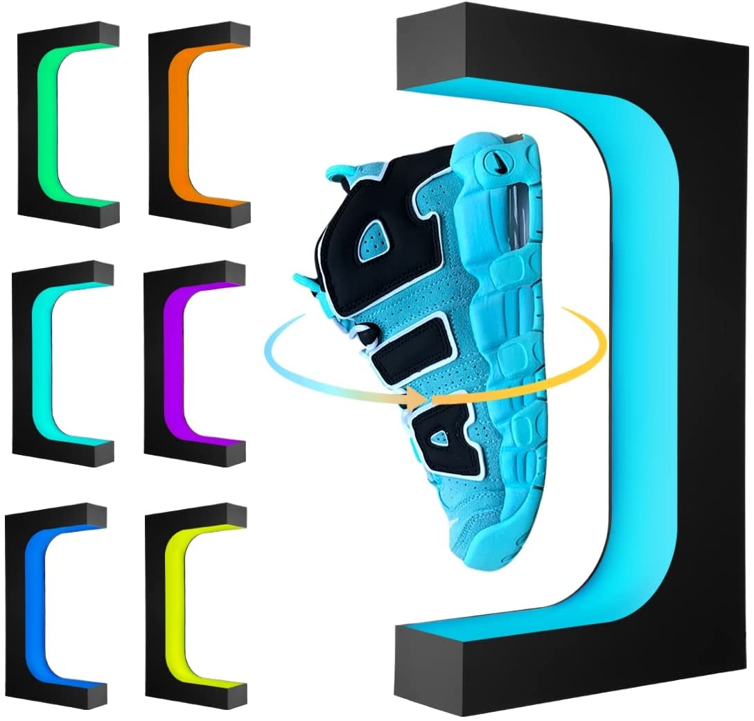 Đế trưng bày giày bay từ tính 3 💥 16 triệu màu đèn led light 💥 app điều khiển đt 💥 the levitating sneaker