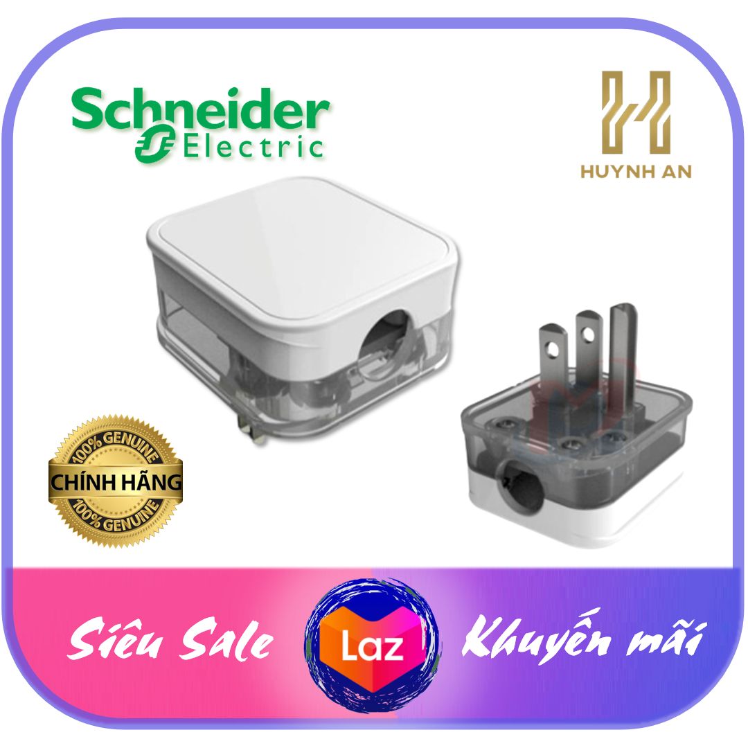 Phích chuôi cắm 3 chấu 16A E16P, có tiếp điểm nối đất, Hãng Schneider