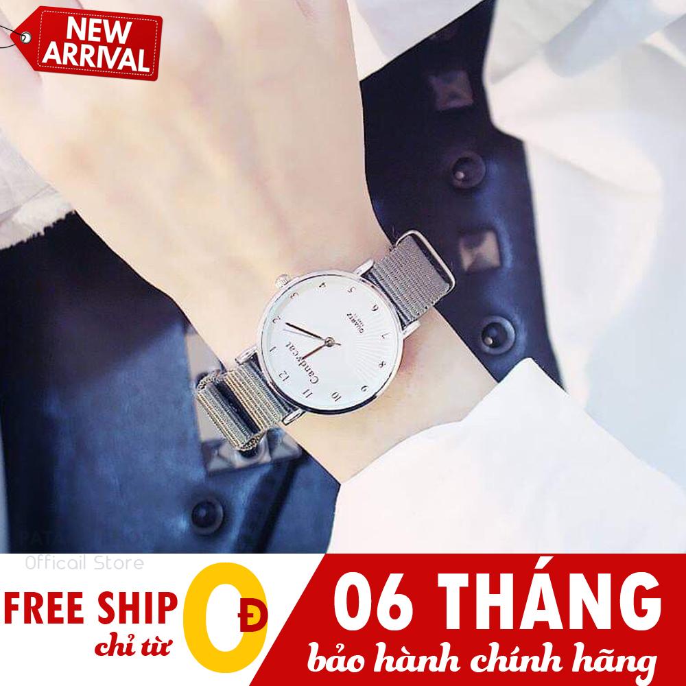 Đồng hồ nữ thời trang , Đồng hồ máy pin CandyCat C100, Dây dù cá tính , Kiểu dáng trẻ trung, Nhiều màu cực đẹp