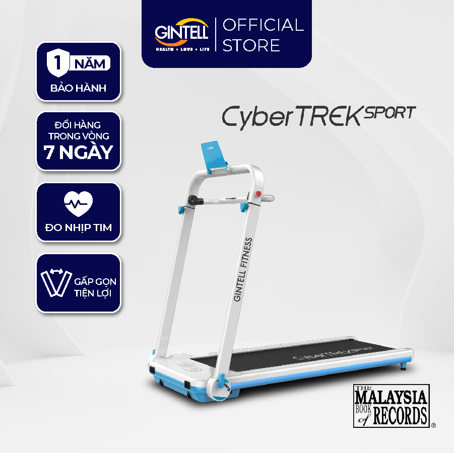 |GIÁ SỐC| Máy chạy bộ Gintell CYBERTREK SPORT đa năng - gấp gọn tại nhà | 1 Năm Bảo Hành Chính Hãng